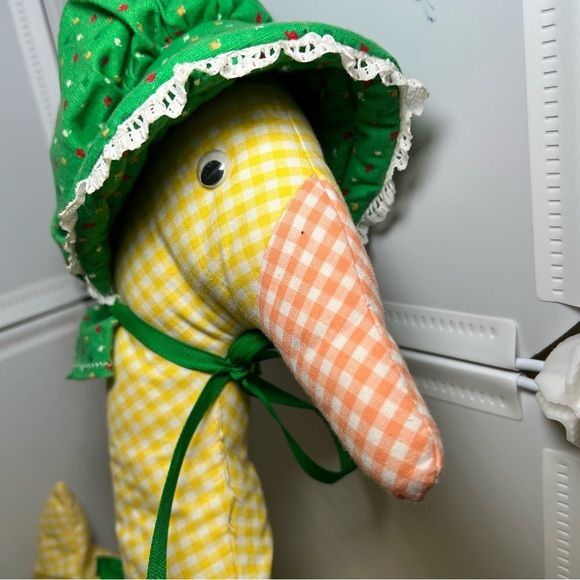 Mother Goose Handmade Plush 19" Stuffed Folk Art Animal Nursery Story Time - Picture 2 of 9